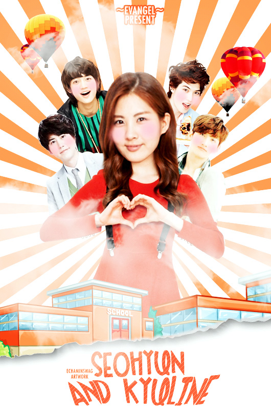 Seohyun and Kyu Line Poster by ESWG